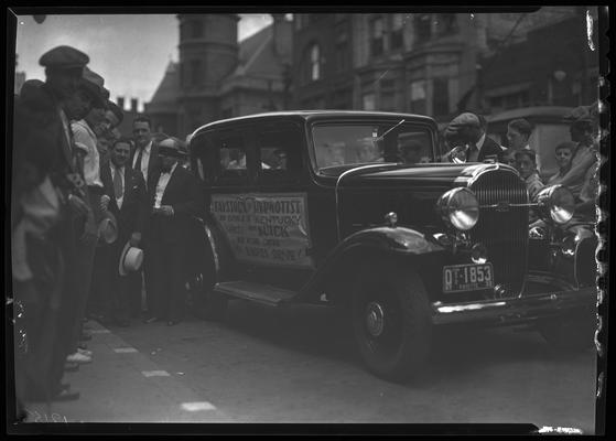 Kentucky Theatre (movie theater); promotional car decorated for 