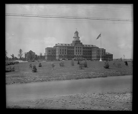 Veterans Hospital; exterior of main building