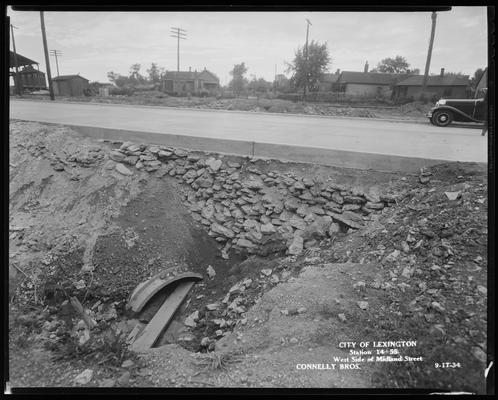 Connelly Brothers; construction (City of Lexington, Station 14+55, West Side of Midland Street)