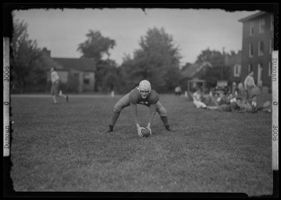 Crimson Year Book, Transylvania College; football player (Duncan)