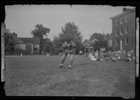 Crimson Year Book, Transylvania College; football player (Tucker, #51)