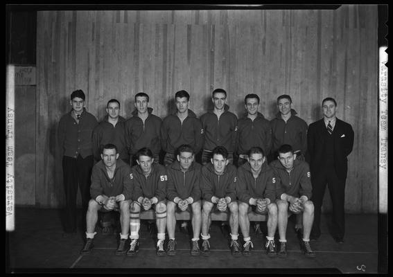 Crimson Year Book, Transylvania College; varsity basketball team