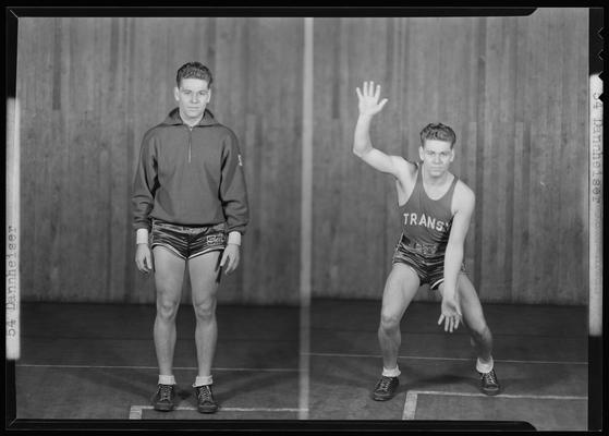 Crimson Year Book, Transylvania College; basketball player (Dannheiser, #54)