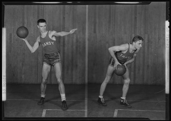 Crimson Year Book, Transylvania College; basketball player (Fisher, #58)