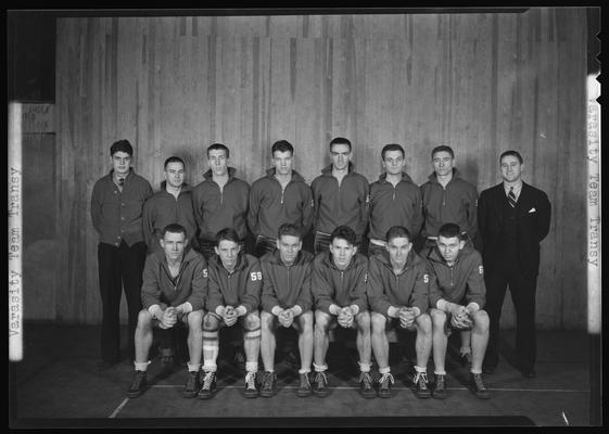 Crimson Year Book, Transylvania College; varsity basketball team