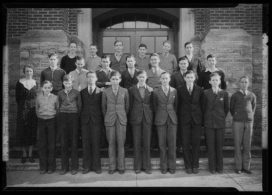 Georgetown High School; groups, boys Glee Club