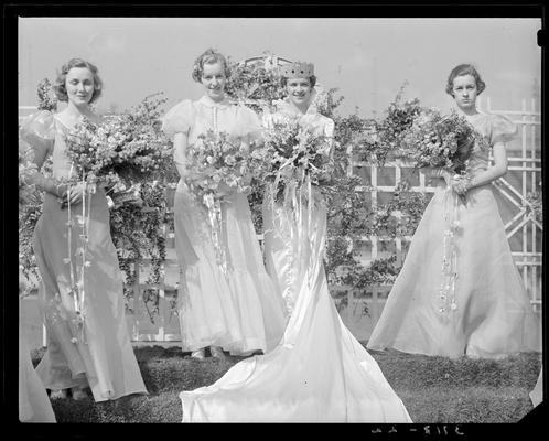 University of Kentucky May Day; queen's court