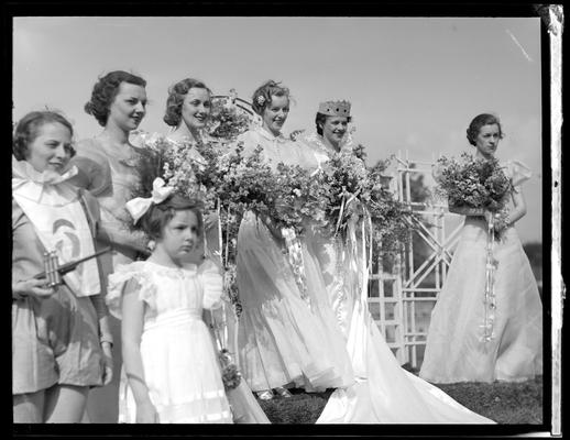 University of Kentucky May Day; queen's court