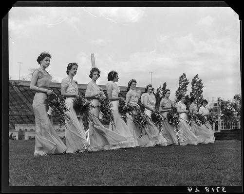 University of Kentucky May Day; queen's court