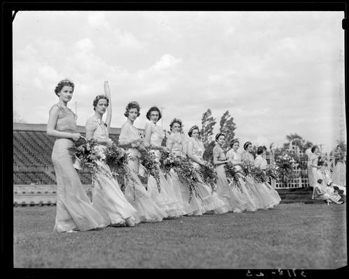 University of Kentucky May Day; queen's court