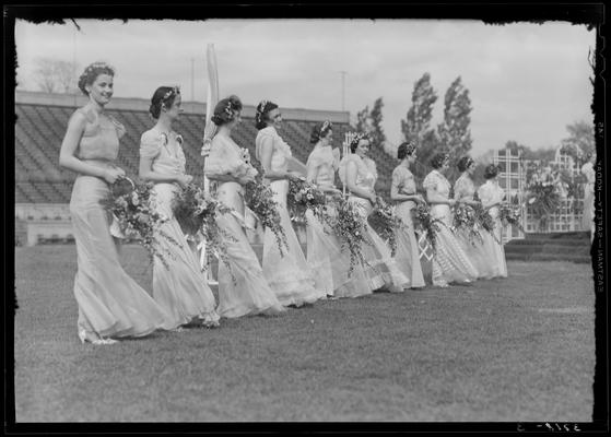 University of Kentucky May Day; queen's court