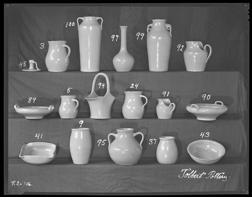 Tolbert Pottery; p. 2 c. 786; advertisement display