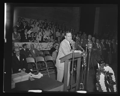 Speaker at Memorial Hall