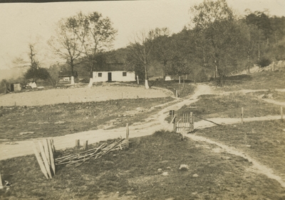 houses in the background