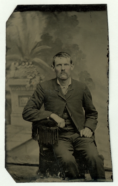 Hand-colored portrait of an unidentified man