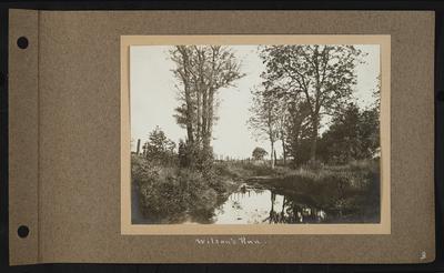 River, fencing on left bank, notation                          Wilson's Run