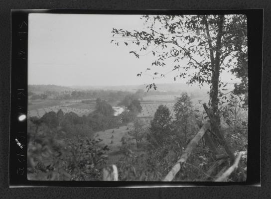 Elevated view of small valley