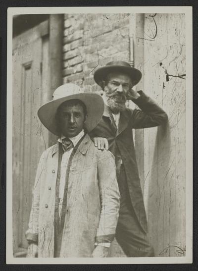 Isaac Jenks (noted photographer front), Thomas Lewinski (noted architect back)