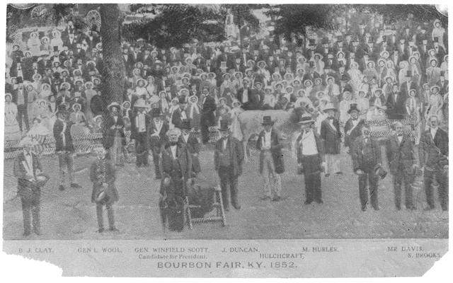 Bourbon Fair, Kentucky, glass negative