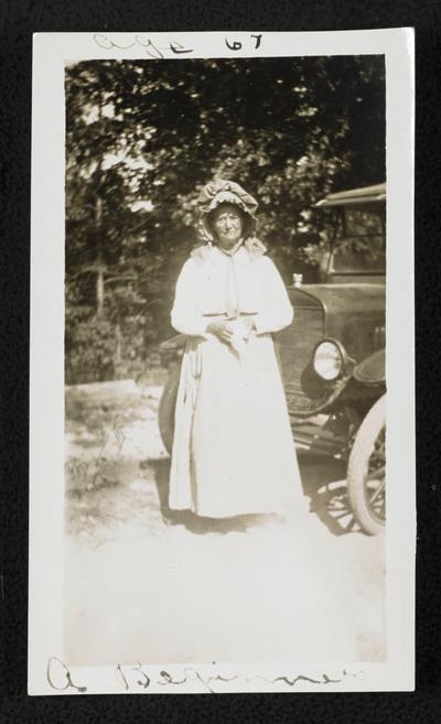 Kentucky students. Back of the photograph reads: Franklin 1924, age 67, a beginner