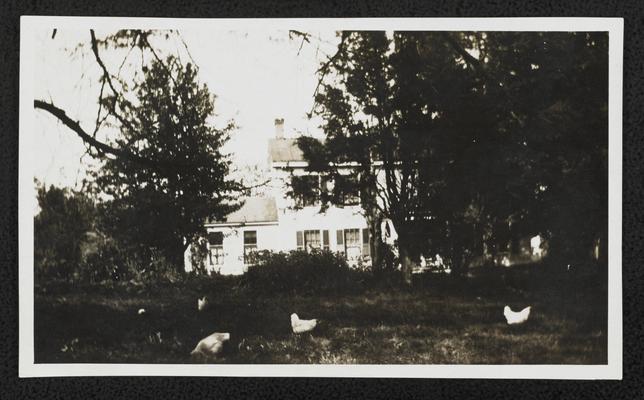 The Old Kentucky Home where a Moonlight School is being taught