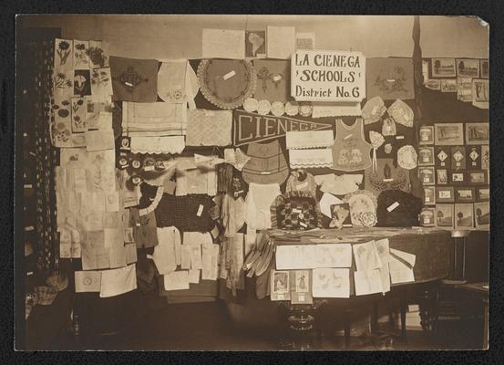 Display from the La Cienega Schools, District No. 6, in New Mexico