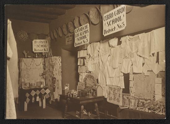 Display from the Fairview School, District No. 31, location unknown