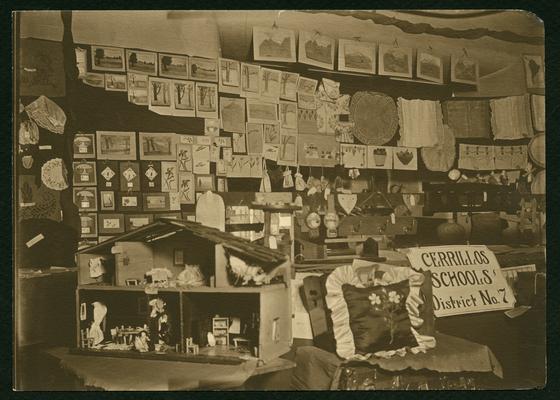 Display from the Cerrillos Schools, District No. 7