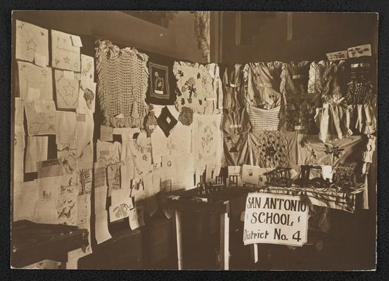 Display from the San Antonio School, District No. 4, location unknown