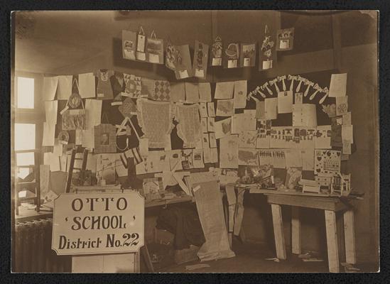 Display from the Otto School, Distreict No. 22, location unknown