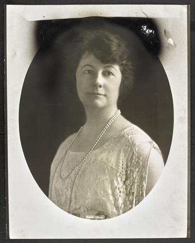 Formal portrait of Cora Wilson Stewart