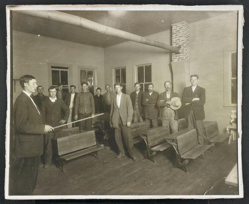 Kentucky students. Back of the photograph reads: Moonlight School