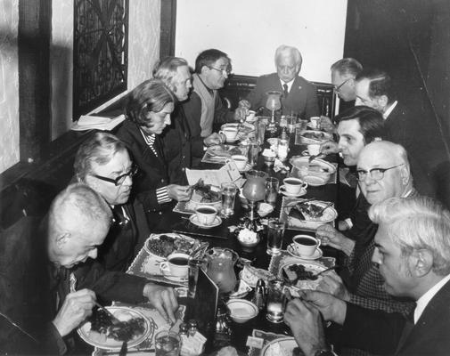 Groups; Unidentified; People at a restaurant