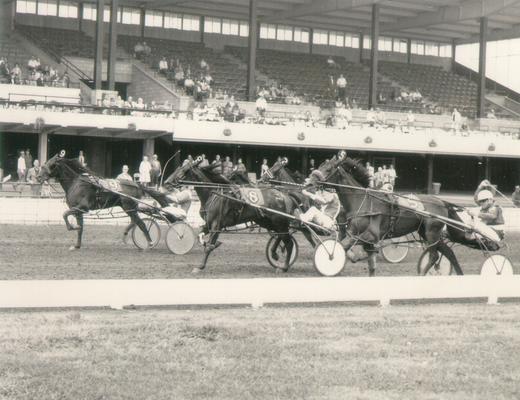 Horses; Great Redeemer; Judger; Jambo Chaney running a race in 1973