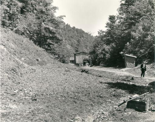 Johnson, Lyndon B. and Ladybird; The Kentucky hillside