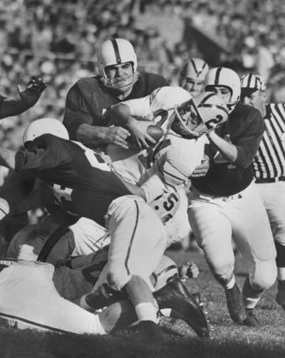 University of Kentucky; Football; Game Scenes; UK vs. Vanderbilt, 1957