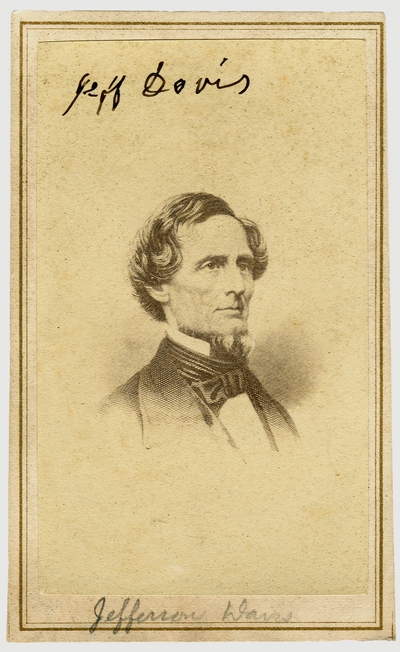 Jefferson Davis (1808-1889); President of Confederate States of America