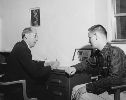 Diachun, Stephen, Professor of Plant Pathology, Faculty Member of the Board of Trustees, pictured (left) with Jay Roberts