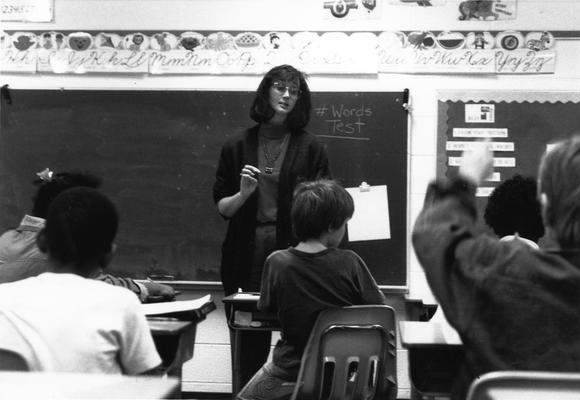 Doak, Pam Kirk, pictured in classroom