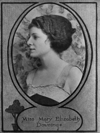 Downing, Mary Elizabeth, Alumna,, photo featured in 1921 