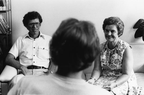 Dutt, Louise, Faculty, Counseling and Testing Center, pictured right with Robert Harman at left, University Information Services