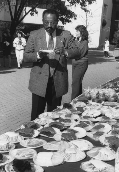 Frye, Joseph, Director of Parking and Security, Chandler Medical Center, pictured at the Medical Center Fall Festival for the United Way, October, 1991