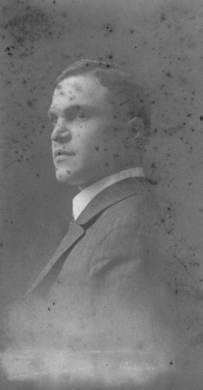 Hollcroft, Temple R., Professor of Mathematics,1913-1915, Photograph donated by Emma Hunt November, 10, 2001