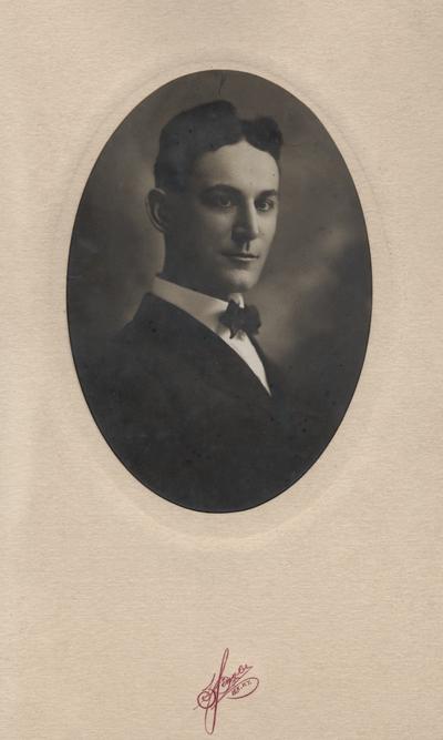 Hooper, John J., Professor of Dairy Hunbandry 1905-1928, born in Colorado Texas 1883, Graduate class 1901