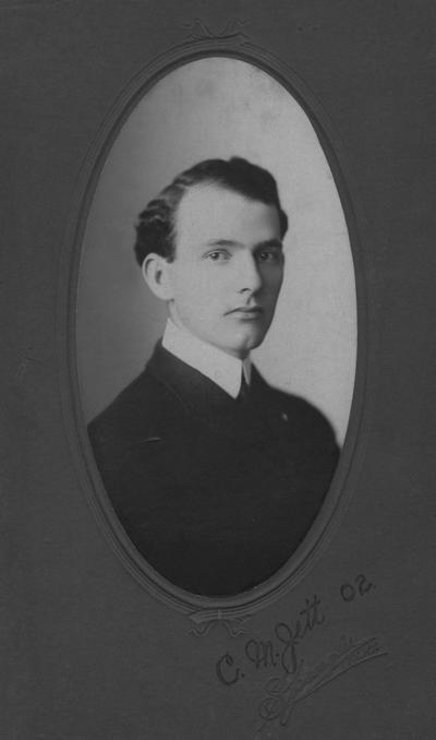 Jett, Charles M., 1902 alumnus, Photographer: Spengler Lexington, Ky