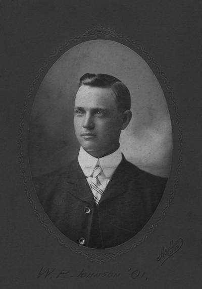 Johnson, William P., 1901 alumnus, Photographer: Mullen, Lexington Kentucky