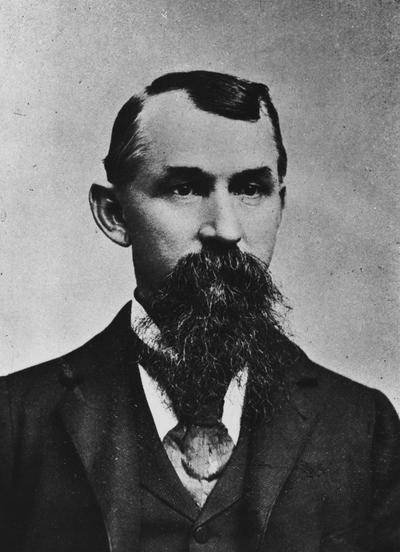 Munson, W. B., the first graduate of Agricultural and Mechanical College, from Dennison Texas, made from picture in report of Alumni Association 1899, printed in 