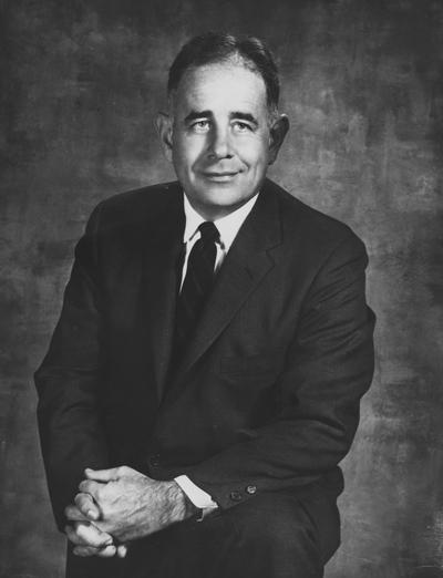 Oswald, John W., President at the University of Kentucky 1963-1968, Photographer: Public Relations Department