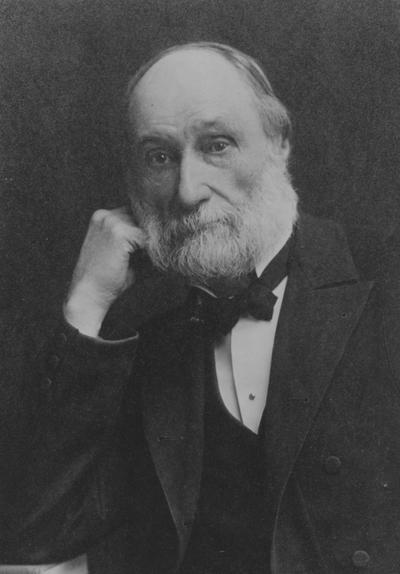 Patterson, James Kennedy, b.1833-d.1922, the first President at the University of Kentucky 1879-1910, and Presiding Officer 1968-1878, photographer Rockwood