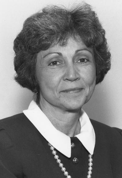 Rhoads, Judith L., 1989 - 92 Member of the University of Kentucky Board of Trustees